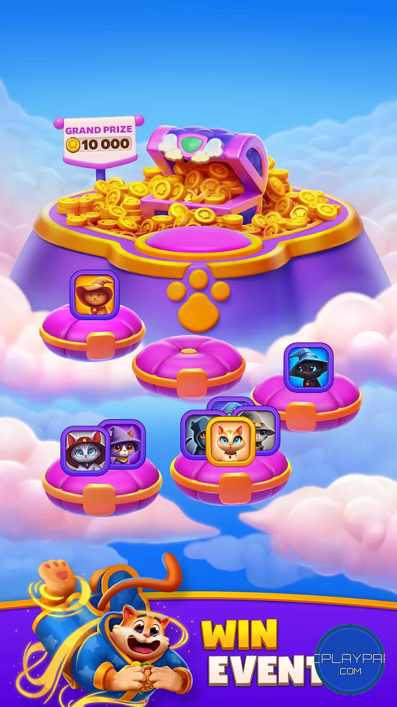 Magic Sort screenshot with advanced puzzle layout
